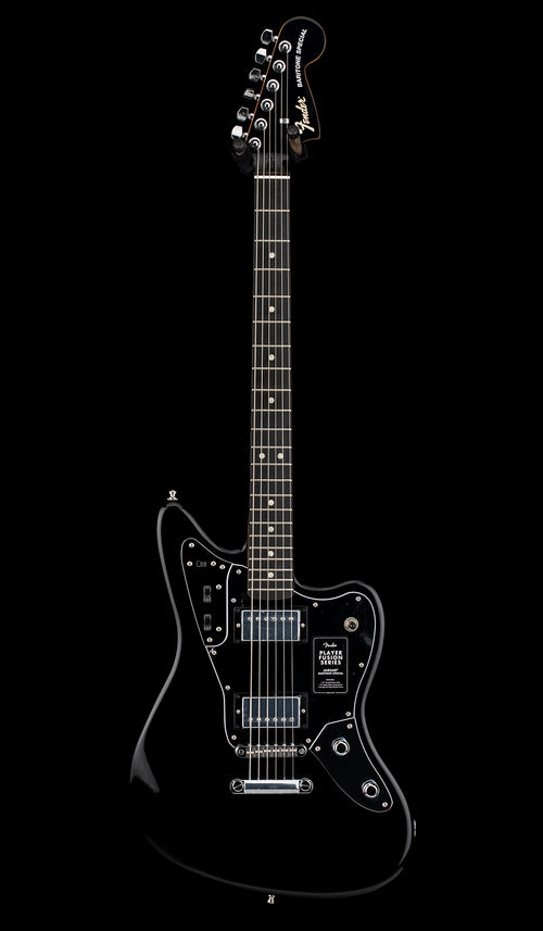 Fender Limited Edition Player Fusion Jaguar Baritone Special - Black #93297
