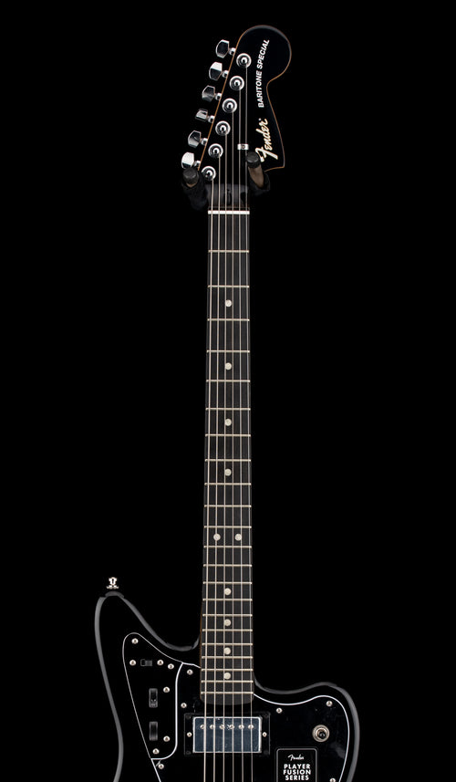 Fender Limited Edition Player Fusion Jaguar Baritone Special - Black #93297