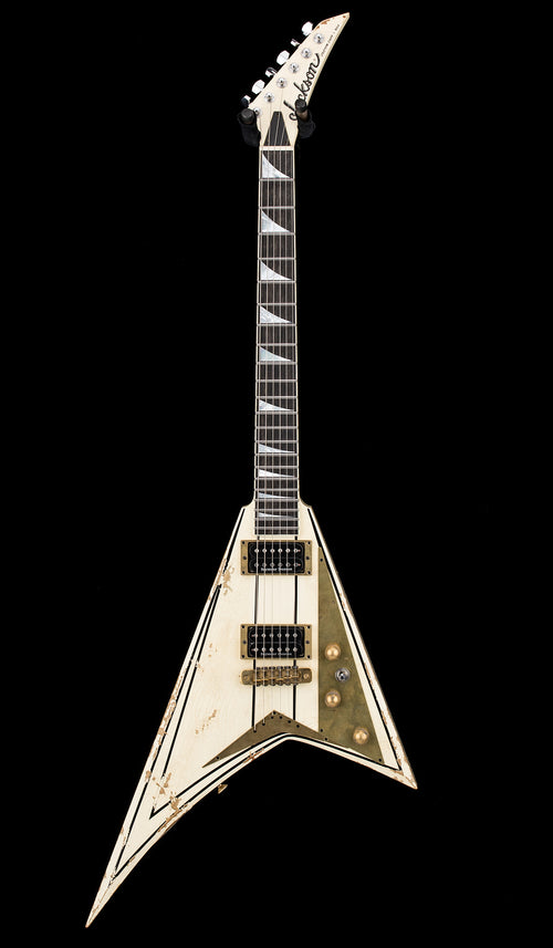 Jackson Custom Shop Korina RR 2H FR Heavy Relic - Vanilla Shake #4198 (Empire Music Spec)