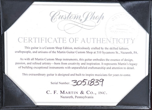 Martin Custom Shop OM-28 Style Guatemalan Rosewood #51839 (Empire Music Spec)