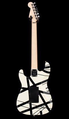 Used EVH Striped Series (2019) - White with Black Stripes #01158
