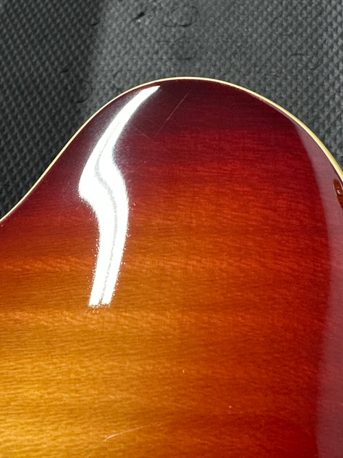 Used Epiphone ES-335 Figured (2024) - Raspberry Tea Burst #10118 with Hard Case