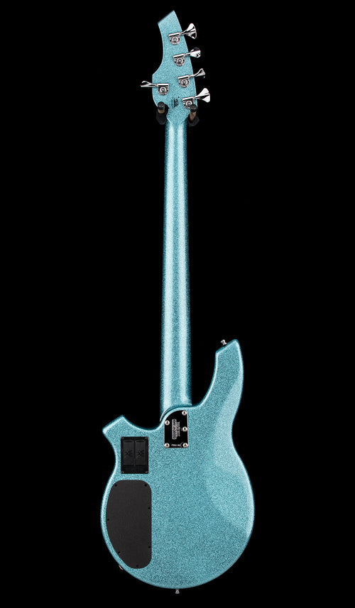 Used Ernie Ball Music Man Bongo 5 HH (2019) - Aqua Sparkle #86146 with Original Hard Case