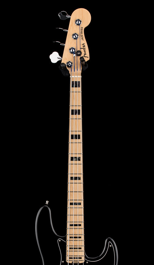Used Fender American Elite Jazz Bass (2018) - Black #38266 with Hard Case