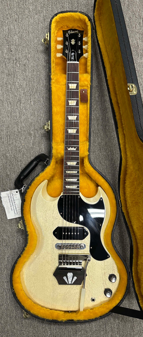 Used Gibson Custom Shop Brian Ray '62 SG Junior (2020) - White Fox #1098 with Original Hard Case