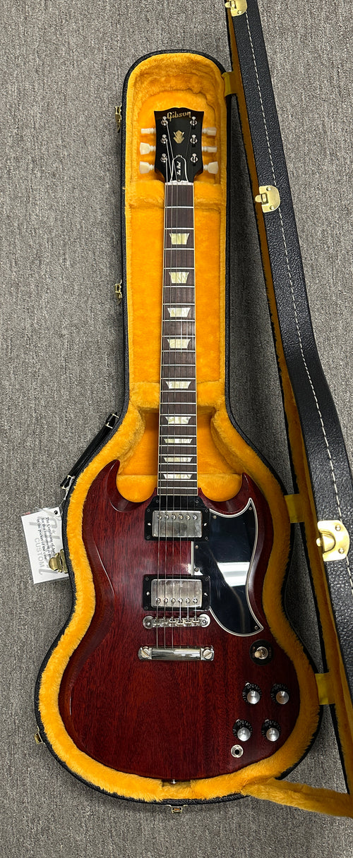 Used Gibson Custom Shop 1961 Les Paul SG Standard Reissue (2025) - Cherry Red #02511 with Original Hard Case
