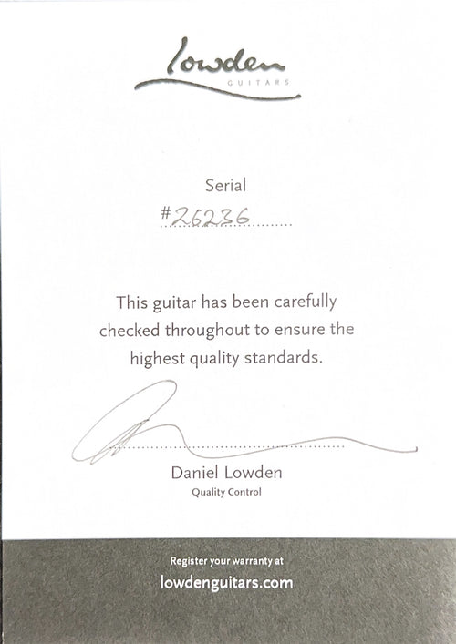Used Lowden S-23J (2022) #26236 with Original Hard Case