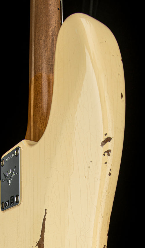 Fender Custom Shop Empire 58 Precision Bass Heavy Relic - Faded Aged Vintage White #87548