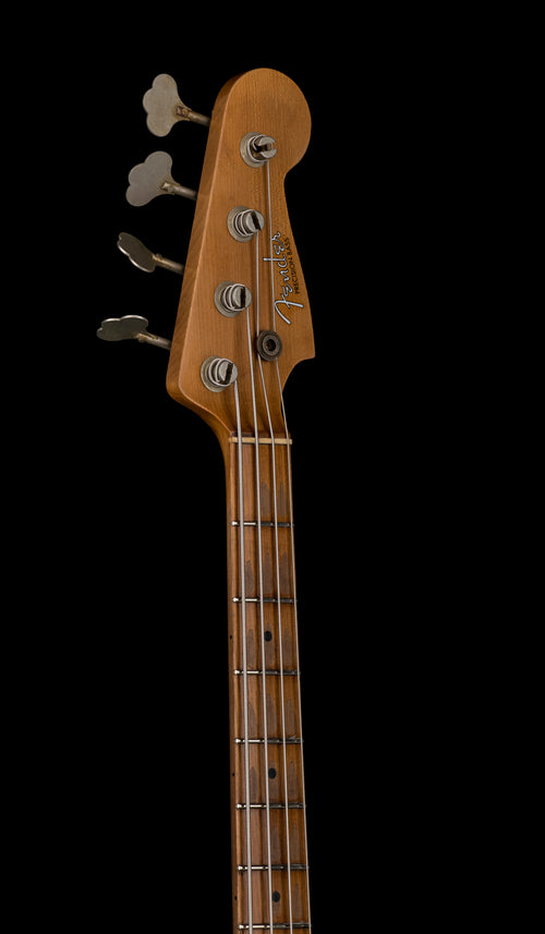 Fender Custom Shop Empire 58 Precision Bass Heavy Relic - Faded Aged Vintage White #87548