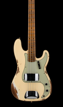 Fender Custom Shop Empire 58 Precision Bass Heavy Relic - Faded Aged Vintage White #87548