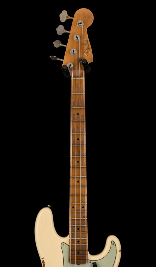 Fender Custom Shop Empire 58 Precision Bass Heavy Relic - Faded Aged Vintage White #87548