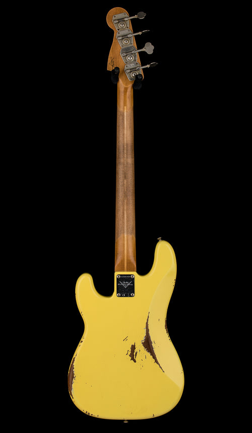 Fender Custom Shop Empire 58 Precision Bass Heavy Relic - Faded Aged Graffiti Yellow #86953