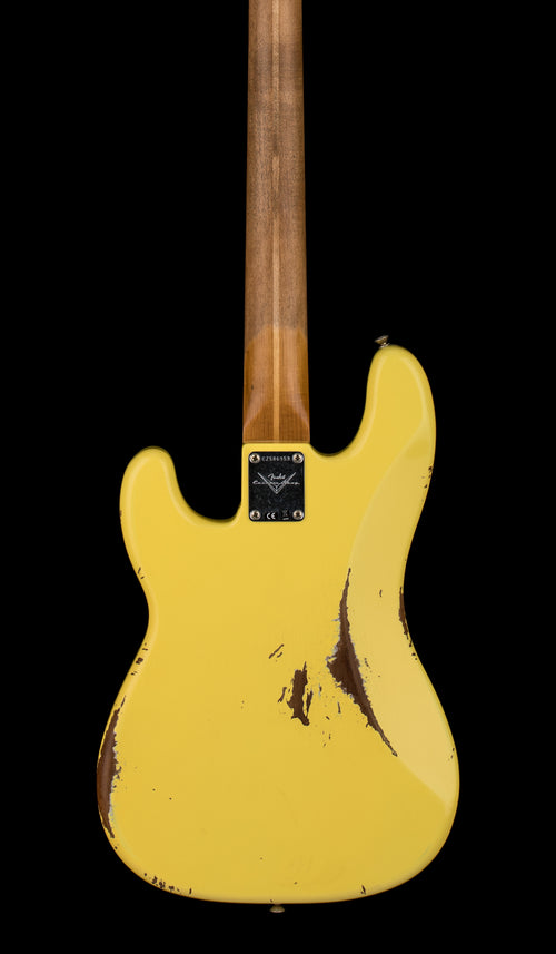 Fender Custom Shop Empire 58 Precision Bass Heavy Relic - Faded Aged Graffiti Yellow #86953