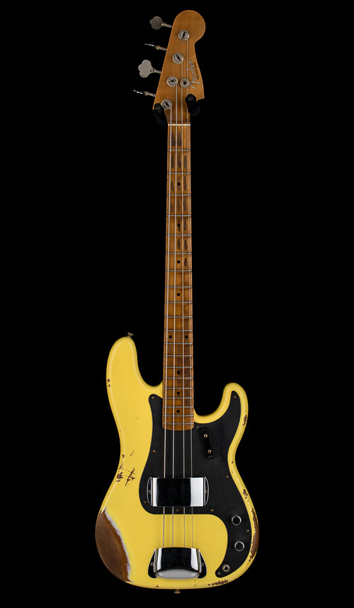 Fender Custom Shop Empire 58 Precision Bass Heavy Relic - Faded Aged Graffiti Yellow #86953
