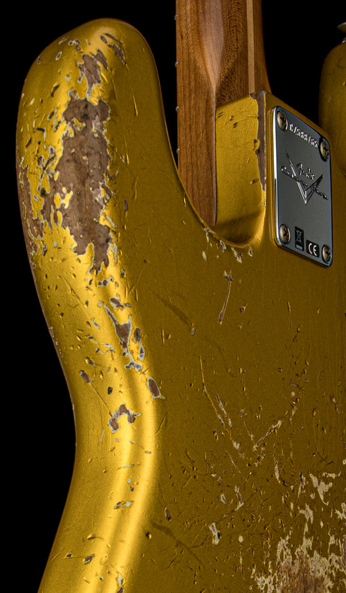 Fender Custom Shop Empire 58 Precision Bass Heavy Relic - Faded Aged Frost Gold #88765