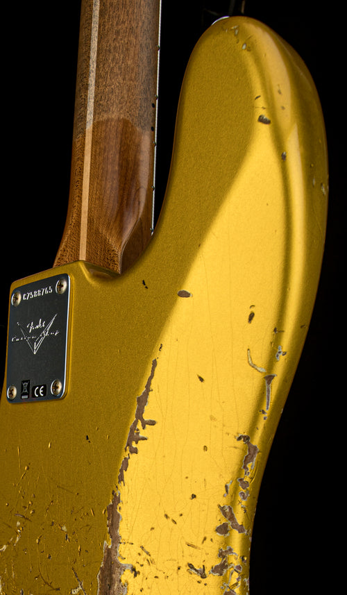 Fender Custom Shop Empire 58 Precision Bass Heavy Relic - Faded Aged Frost Gold #88765