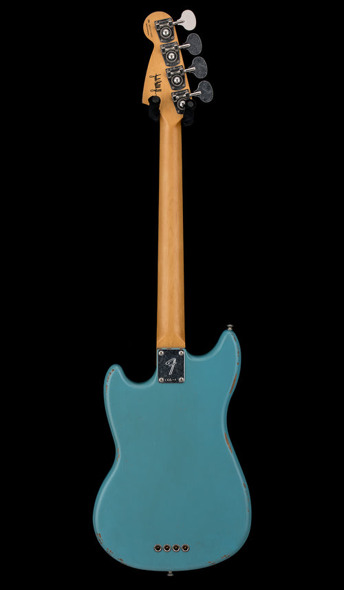Fender JMJ Road Worn Mustang Bass - Faded Daphne Blue #19492