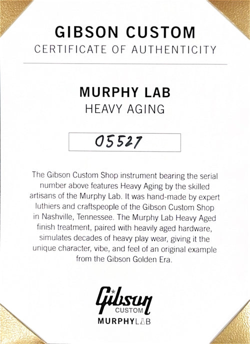 Gibson Custom Shop 1960 Les Paul Standard Murphy Lab Heavy Aged - Iced Tea Burst #05527