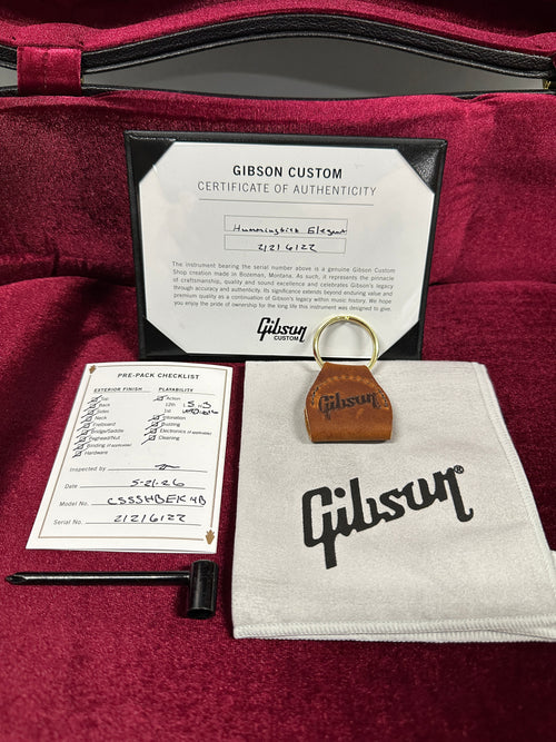 Gibson Custom Shop Hummingbird Elegant Koa - Honey Burst #16122