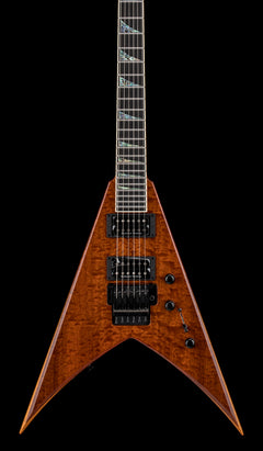 Jackson Custom Shop Korina KV 2H FR AAA Quilted Sapele Top - Tiger Eye #11608 (Empire Music Spec)