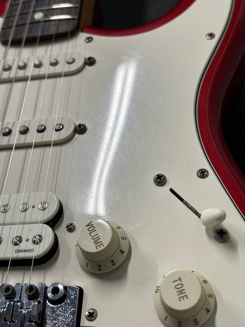 Used Fender Richie Sambora Standard Stratocaster (1996) - Crimson Red Metallic #08130 with Gig Bag