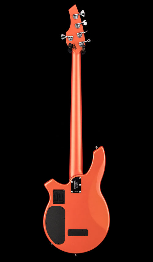 Used Ernie Ball Music Man Bongo 5 HH Piezo (2013) - Tangerine Pearl #28635 with Original Hard Case