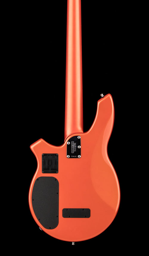 Used Ernie Ball Music Man Bongo 5 HH Piezo (2013) - Tangerine Pearl #28635 with Original Hard Case