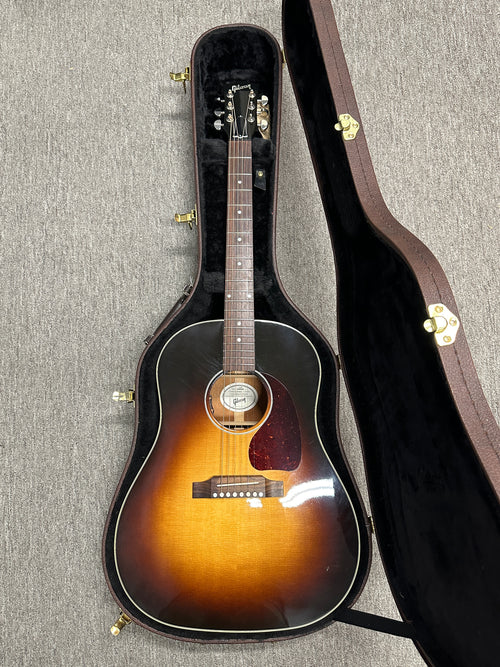 Used Gibson J-45 Standard (2021) - Vintage Sunburst #61023 with Original Hard Case