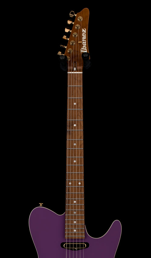 Used Ibanez Prestige Lari Basilio LB1 (2021) - Violet #30894 with Hard Case
