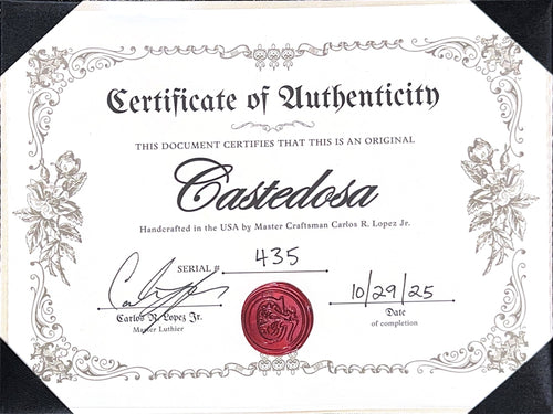 Castedosa Guitars Conchers Short Scale Bass - Aged Sonic Blue #435