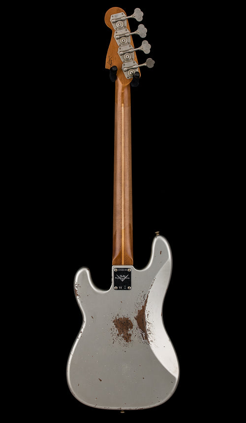 Fender Custom Shop Empire 58 Precision Bass Heavy Relic - Faded Aged Inca Silver #88198