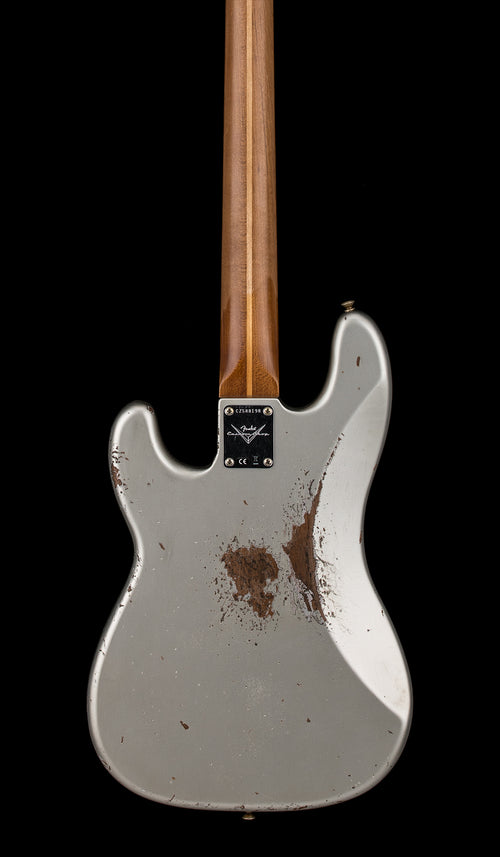 Fender Custom Shop Empire 58 Precision Bass Heavy Relic - Faded Aged Inca Silver #88198