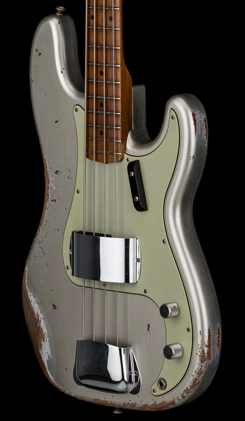 Fender Custom Shop Empire 58 Precision Bass Heavy Relic - Faded Aged Inca Silver #88198