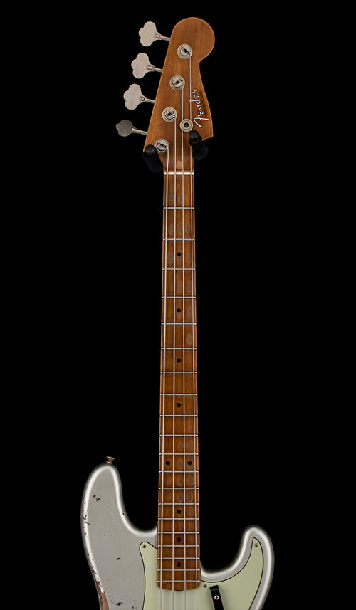 Fender Custom Shop Empire 58 Precision Bass Heavy Relic - Faded Aged Inca Silver #88198