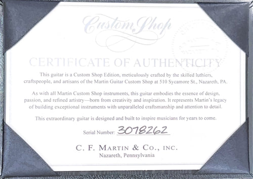 Martin Custom Shop 0-28 Style Pale Moon Ebony #78262 (Empire Music Spec)