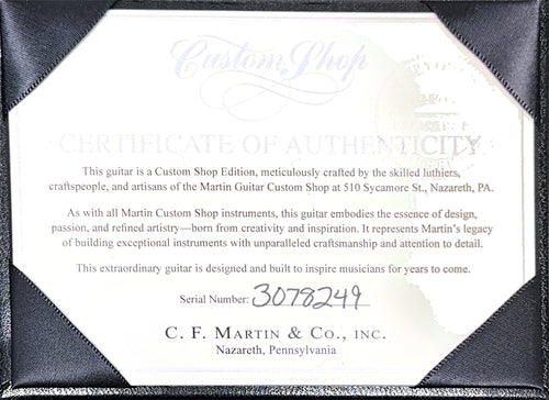 Martin Custom Shop D-28 Style Pale Moon Ebony #78249 (Empire Music Spec)