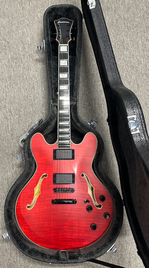 Used Eastman T486-ED El Diablo Thinline Prototype - Cherry #PROTOTYPE with Original Hard Case