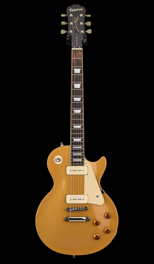 Used Epiphone 1956 Les Paul Standard Pro (2014) - Metallic Goldtop #11907 with Hard Case