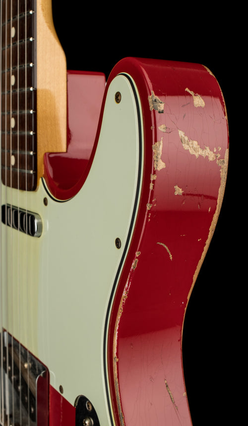 Used Fender Custom Shop 1963 Telecaster Relic (2014) - Dakota Red #74978 with Original Hard Case