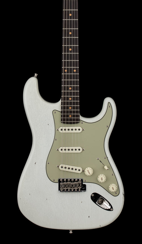 Used Fender Custom Shop Sweetwater GT11 Stratocaster Journeyman Relic (2025) - Olympic White/3-Color Sunburst #41567 with Original Hard Case