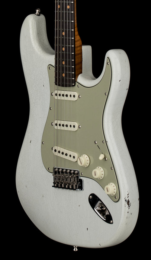 Used Fender Custom Shop Sweetwater GT11 Stratocaster Journeyman Relic (2025) - Olympic White/3-Color Sunburst #41567 with Original Hard Case