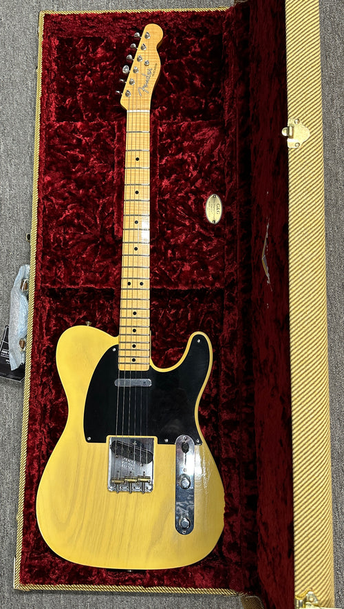 Used Fender Custom Shop Limited Edition '51 Telecaster DLX Closet Classic (2021) - Nocaster Blonde #12082 with Original Hard Case