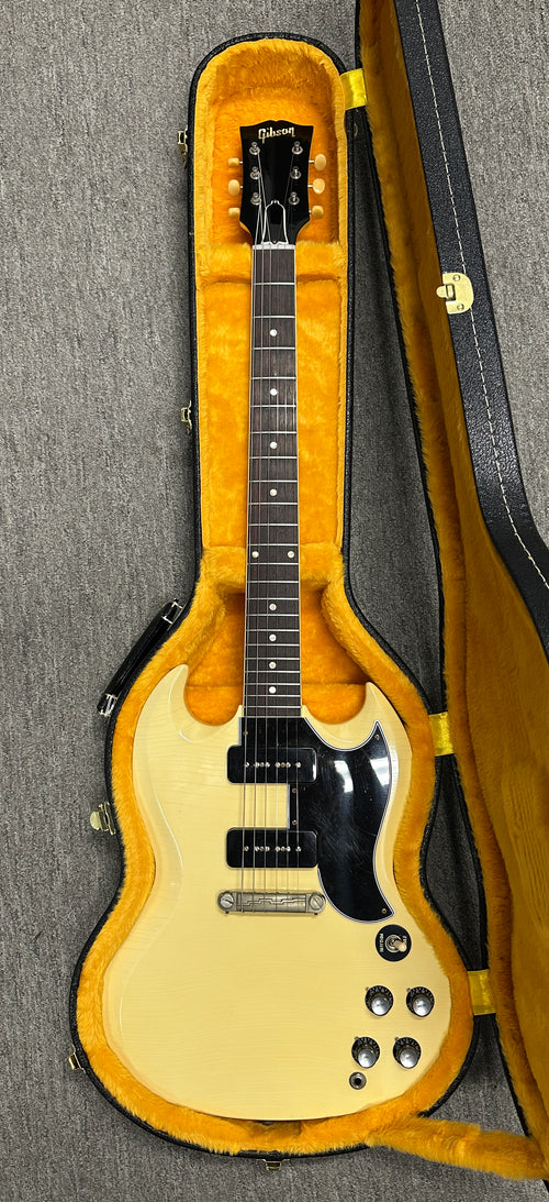 Used Gibson Custom Shop 1963 SG Special Reissue Murphy Lab Ultra Light Aged (2026) - Classic White #00283 with Original Hard Case