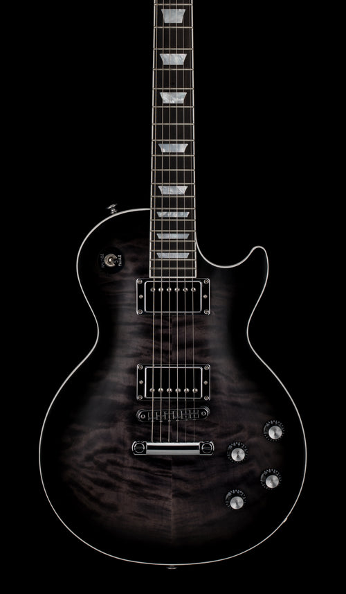 Used Gibson Limited Edition Mark Morton Les Paul Modern Quilt (2025) - Translucent Ebony Burst Satin #59147 with Original Hard Case
