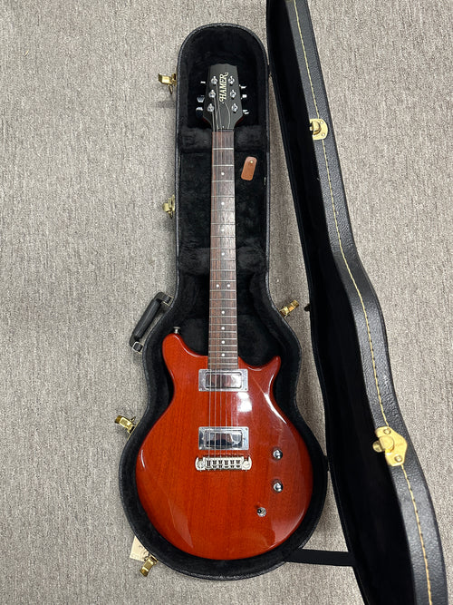 Used Hamer Eclipse (1995) - Cherry Transparent #40041 with Original Hard Case