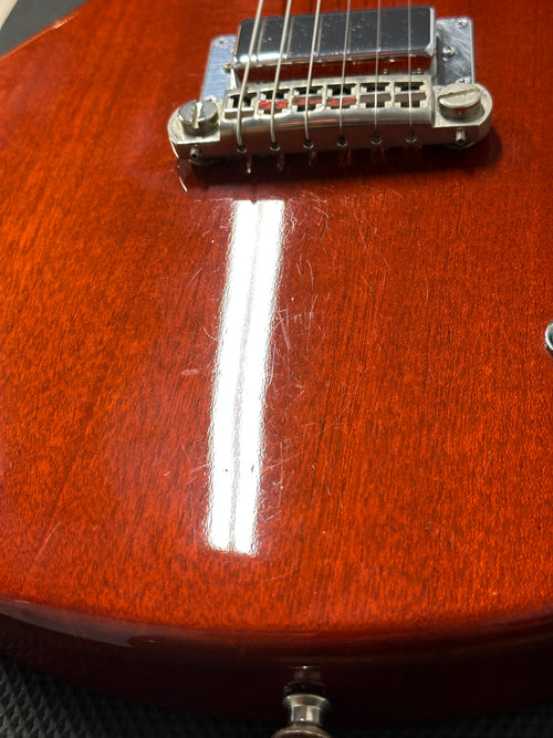 Used Hamer Eclipse (1995) - Cherry Transparent #40041 with Original Hard Case
