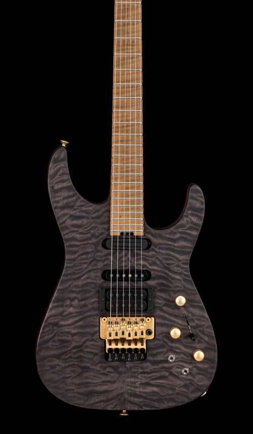 Used Jackson USA Phil Collen PC1 Satin Stain (2018) - Satin Transparent Black #9073 with Original Hard Case