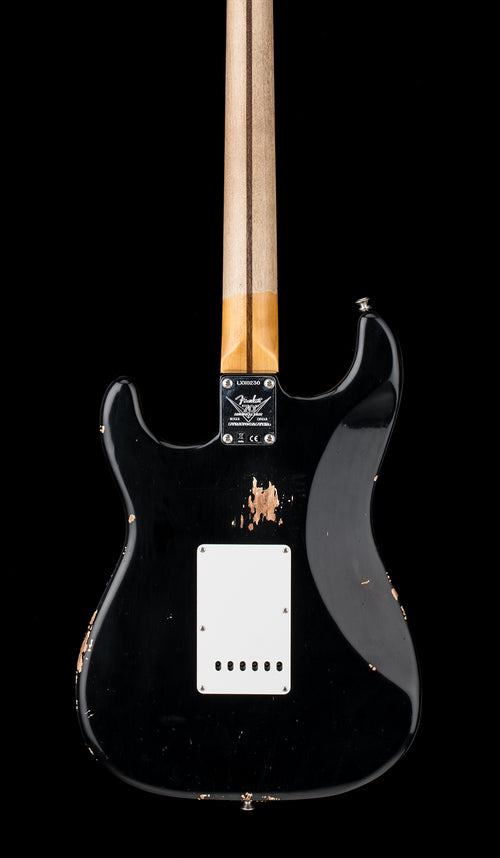 Fender Custom Shop Limited Edition Fat 1954 Stratocaster Relic with Closet Classic Hardware - Aged Black #0230