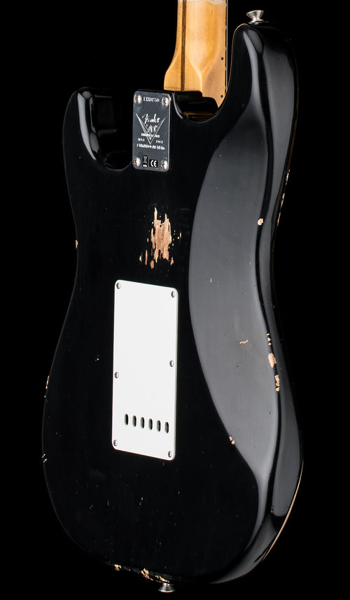 Fender Custom Shop Limited Edition Fat 1954 Stratocaster Relic with Closet Classic Hardware - Aged Black #0230