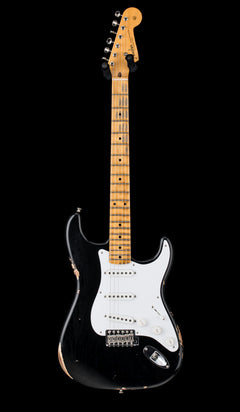 Fender Custom Shop Limited Edition Fat 1954 Stratocaster Relic with Closet Classic Hardware - Aged Black #0230
